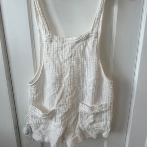 Billabong White Cover Up Romper